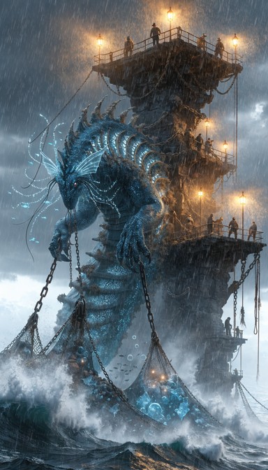 Free Leviathan Harbor Work Image - Leviathan, Serpent, Dragon ...