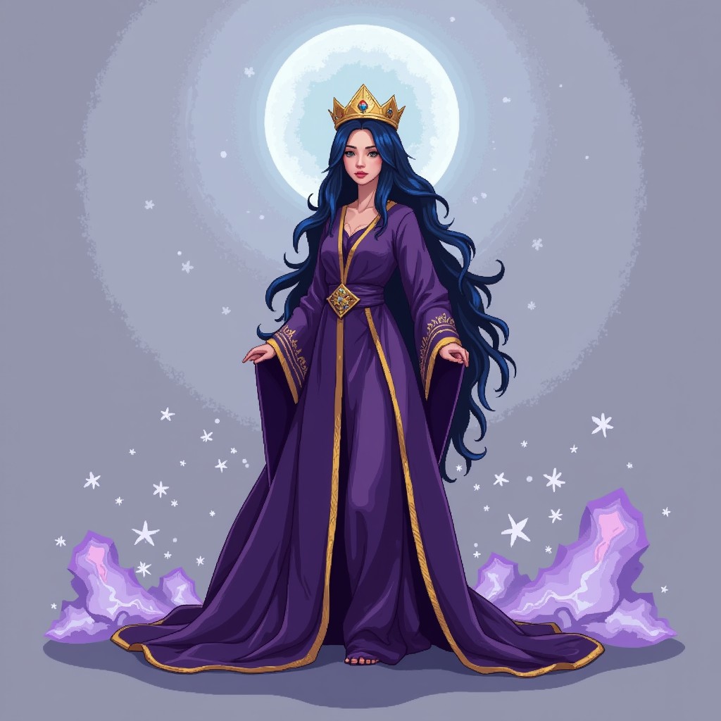 Free Mystical Pixel Queen Image - Mystical, Sorceress, Purple ...