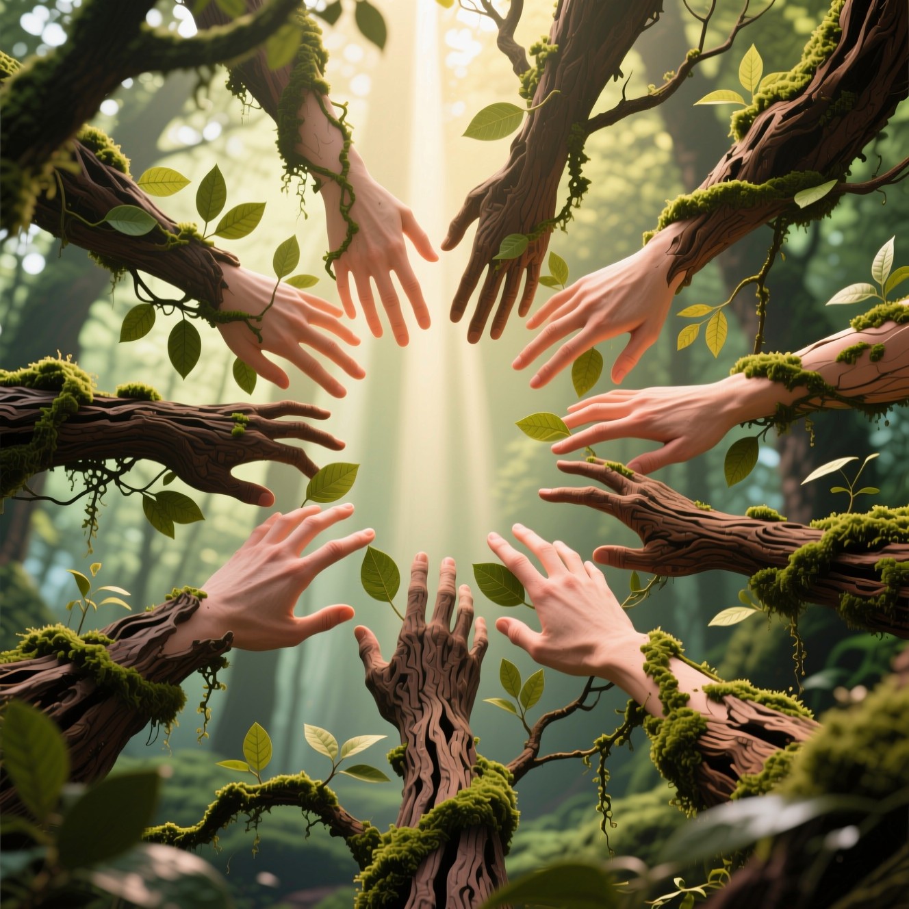 Free Forest Of Hands Image - Transformation, Surreal, Forest | Download ...