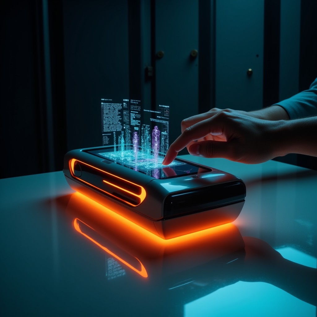 Free Advanced Digital Terminal Image - Futuristic, Holographic, Scanner ...