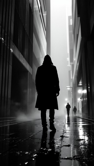 Free Noir City Silhouette Image - Cyberpunk, Noir, Silhouette ...