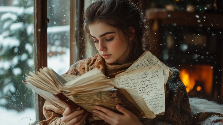 Snow Reading Free Cozy winter reading Photo - Reading, Winter, Snow | Download at ...