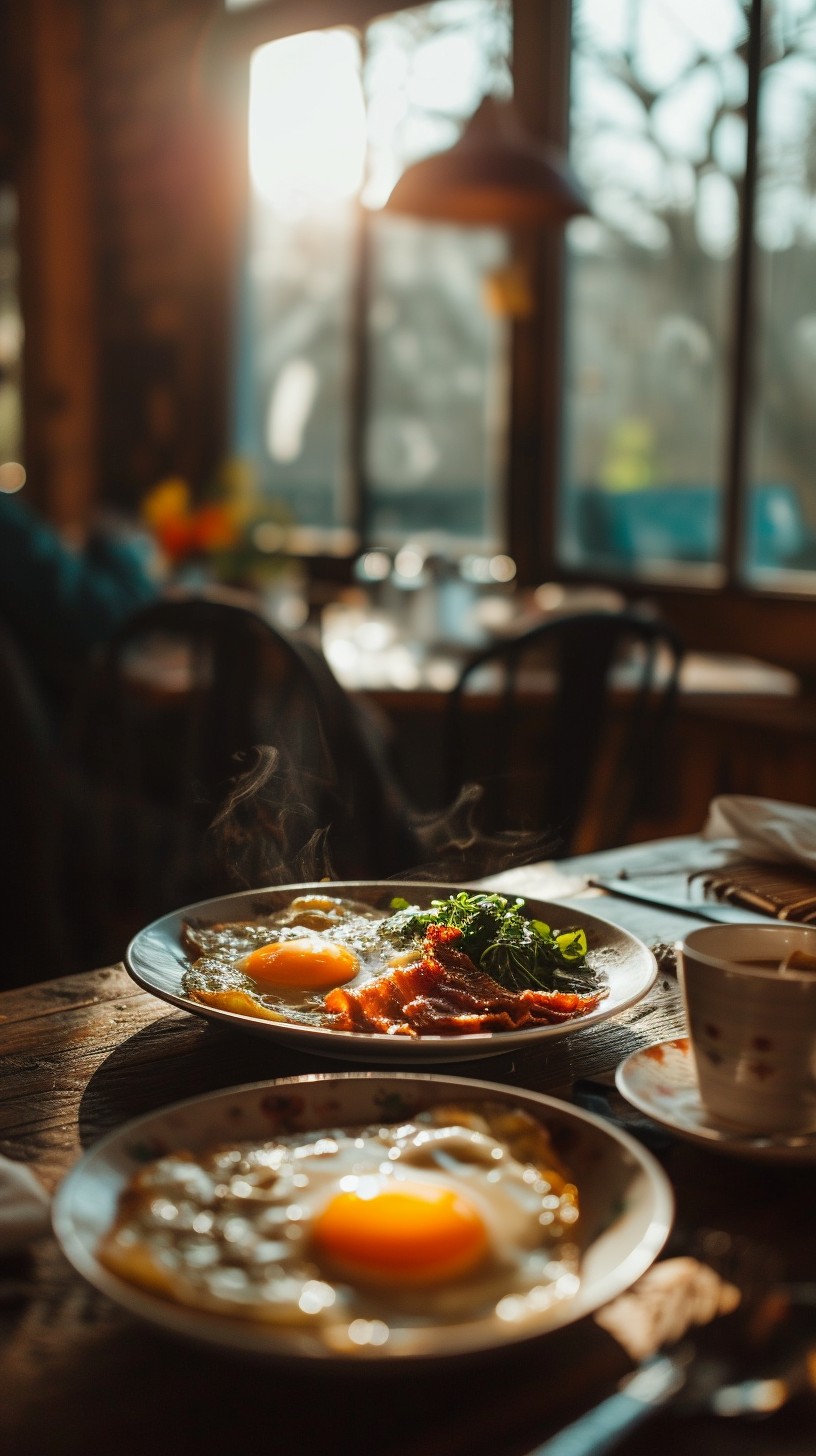 Free Sunny Breakfast Scene Image - Breakfast, Sunlit, Cozy | Download ...