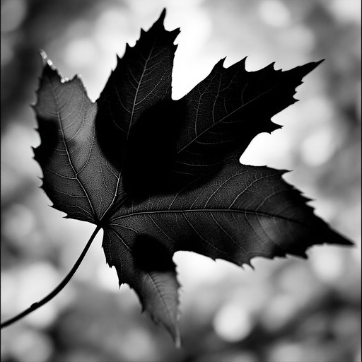 Free Maple Leaf Anatomy Image - Leaf, Maple, Monochrome | Download at ...