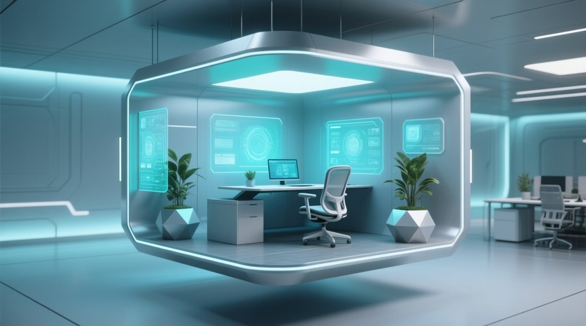Floating Workspaces Free Floating Futuristic Workspace Image - Futuristic, Workspace ...
