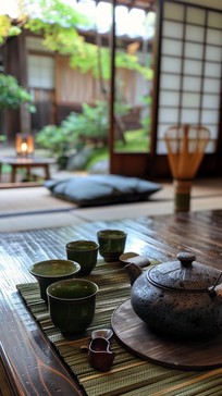Free Traditional Tea Setting Image - Tea, Ceremony, Japanese | Download ...