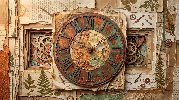 Free Vintage Timepiece Collage Image - Collage, Clock, Vintage ...