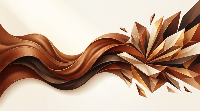Brown Ribbon Texture Free Flowing Brown Transformation Image - Abstract, Brown, Geometric ...