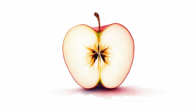Free Luminous Apple Core Image | Download at StockCake