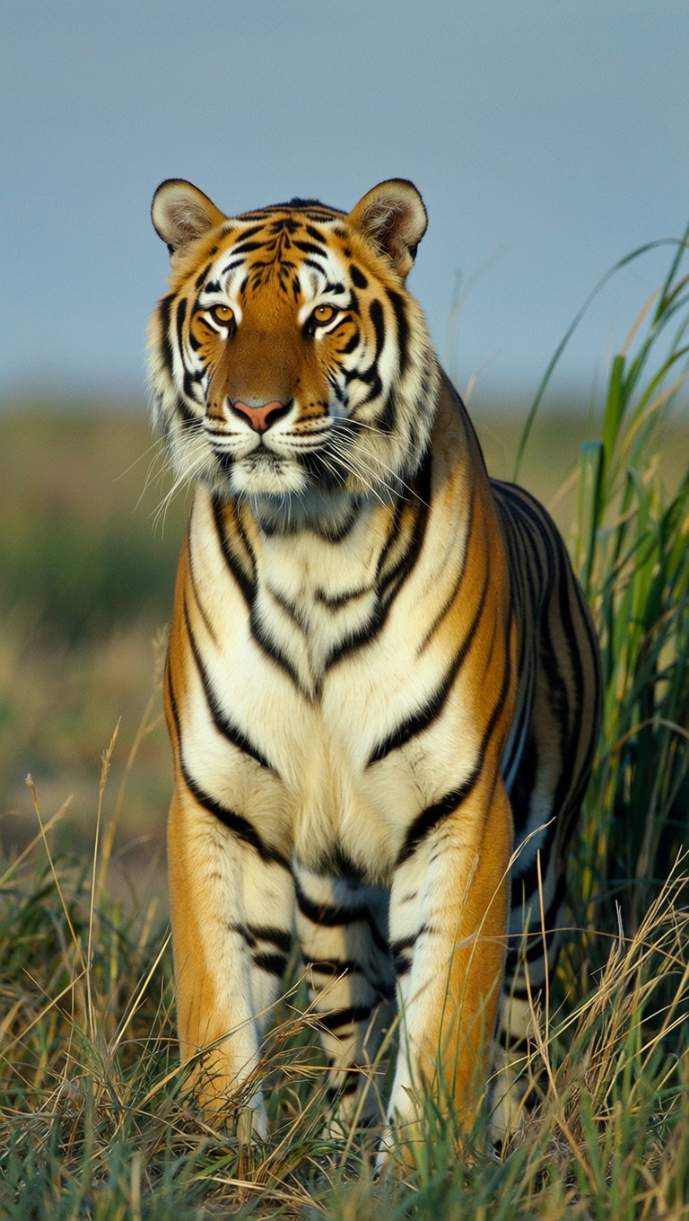Free Majestic Tiger Standing Image - Tiger, Wildlife, Predator ...