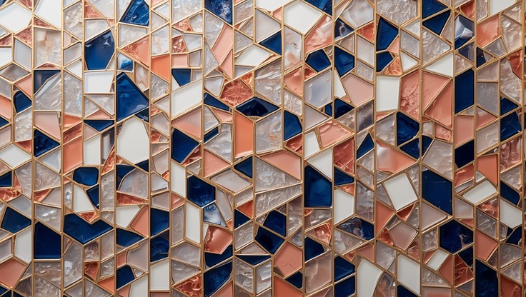 Free Geometric Radial Mosaic Image - Mosaic, Geometric, Radial ...