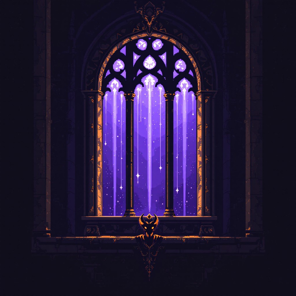 Free Gothic Window Glows Image - Gothic, Window, Purple | Download at ...