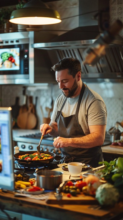 Free Chef Cooking Vegetables Image - Chef, Cooking, Vegetables ...