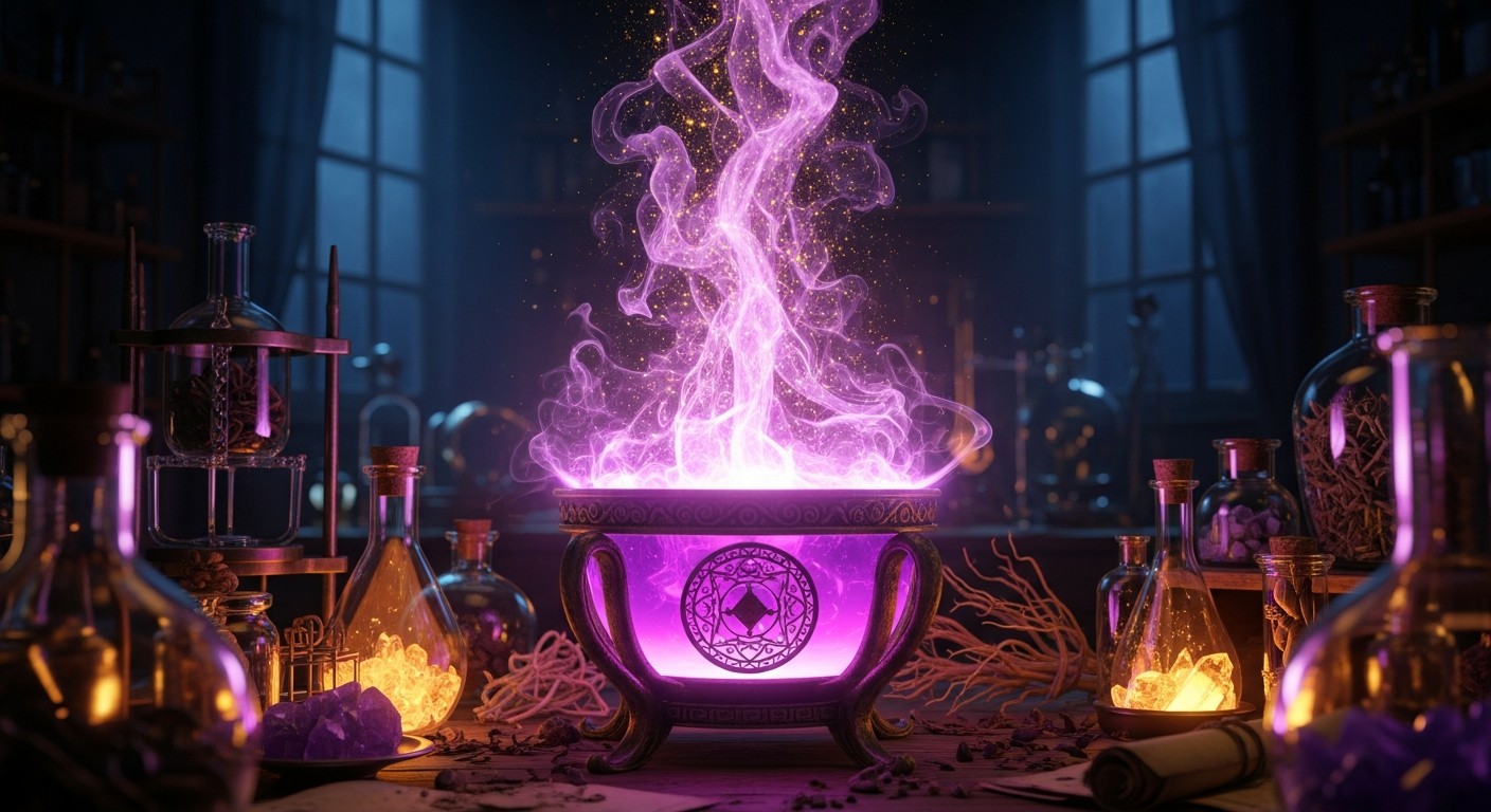 Free Magical Potion Glows Image - Potion, Magic, Alchemy | Download at ...
