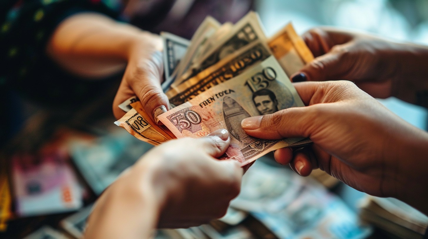 Free Money Exchange Hands Photo - Money, Exchange, Hands | Download at ...