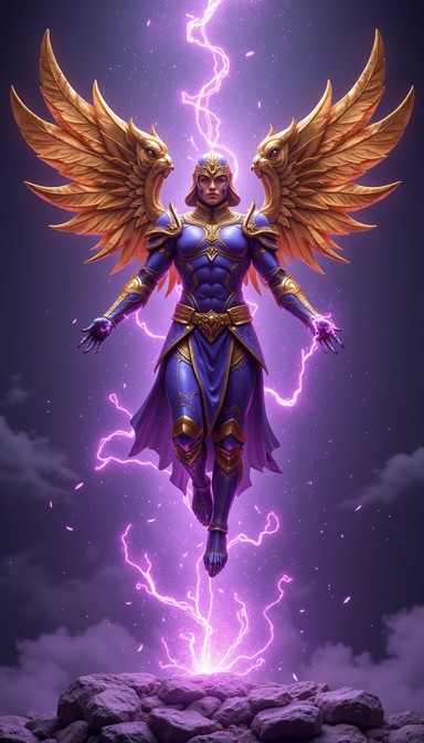 Free Celestial Winged Warrior Image | Download at StockCake