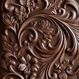 Free Swirling chocolate design Image - Chocolate, Swirls, Design ...
