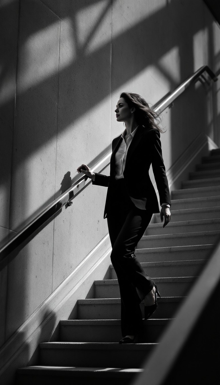 Through Shadow Free Ascending Through Shadows Image - Minimal, Monochrome ...