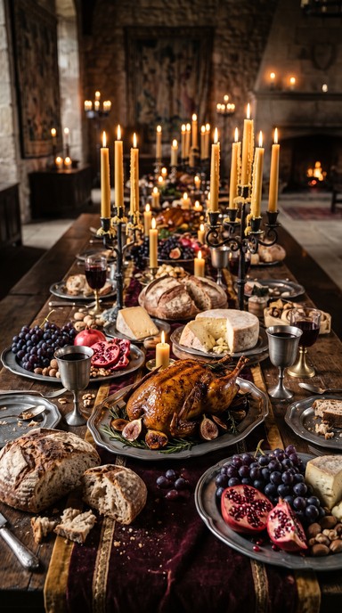Download Medieval Feast Table Image - Medieval, Banquet, Feast | StockCake