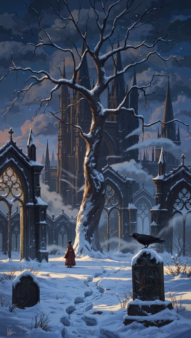 Gothic Cold Free Gothic Winter Solitude Image - Gothic, Winter, Snow | Download at ...