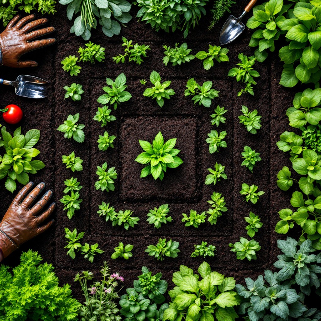 Garden Pattern Chart Free Geometric Garden Pattern Image - Garden, Geometric, Herbs ...