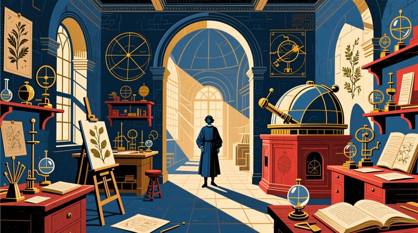 Scientists Workspace Renaissance Free Art Meets Science Image - Renaissance, Workshop, Observatory ...