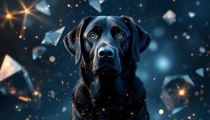 Free Cosmic Labrador Dreams Image | Download at StockCake
