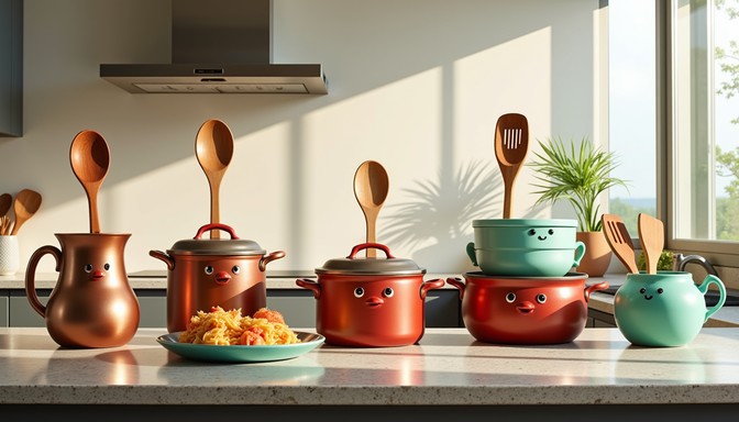 Free Colorful kitchen collection Image | Download at StockCake
