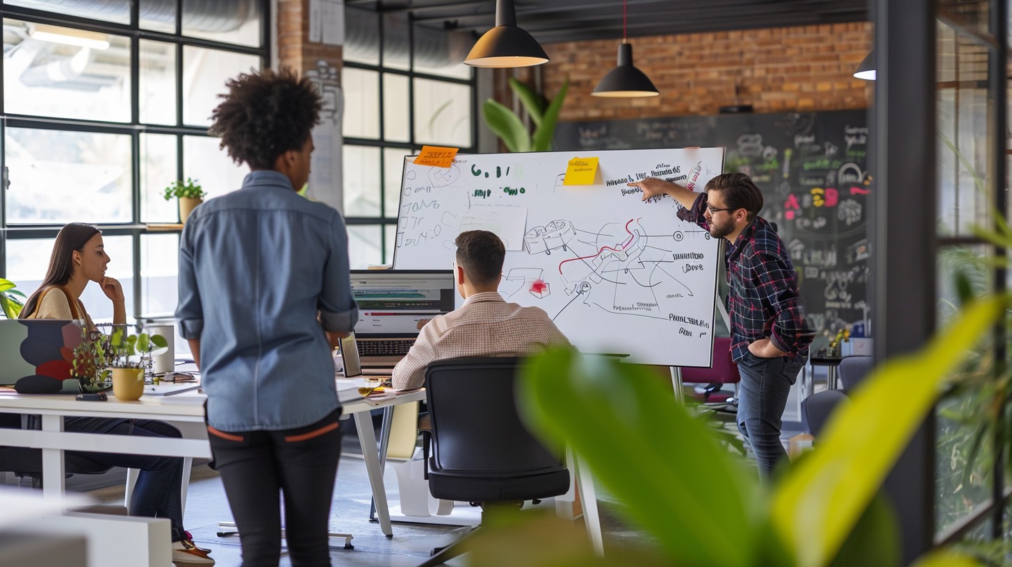 Work Reflection Images Free Office brainstorming session Image - Office, Brainstorming ...