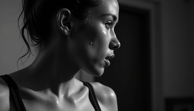 Strength Dripping Free Sweat Determination Strength Image - Athlete, Man, Portrait ...