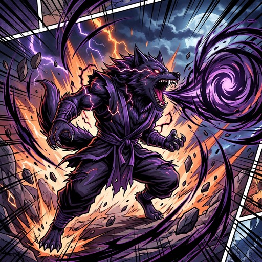 Free Shadow Wolf Unleashed Image - Wolf, Warrior, Anime | Download at ...