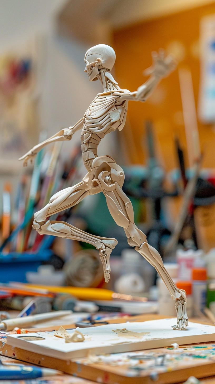 Free Dynamic Skeleton Pose Image - Skeleton, Model, Dynamic | Download ...