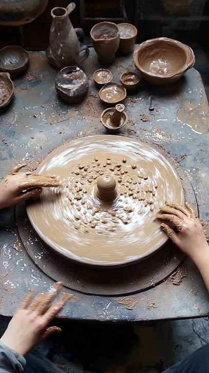 Free Pottery wheel crafting Image - Pottery, Crafting, Wheel | Download ...