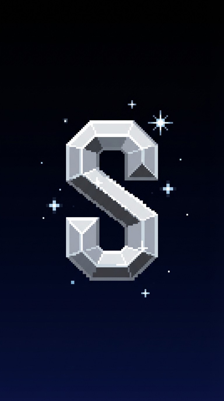 Free Crystalline Silver Letter Image - Silver, Letter, Pixel | Download ...