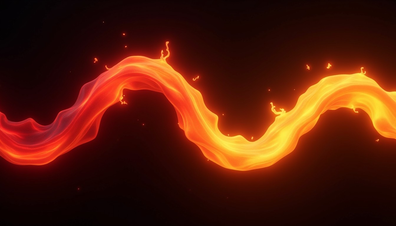 Free Fiery Ribbon Twist Image - Fire, Ribbon, Flame | Download at StockCake