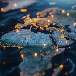 Free Illuminated Digital Map Image - Map, World, Illuminated | Download ...