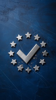 Free Silver Check Symbol Image - Checkmark, Tick, Verification ...