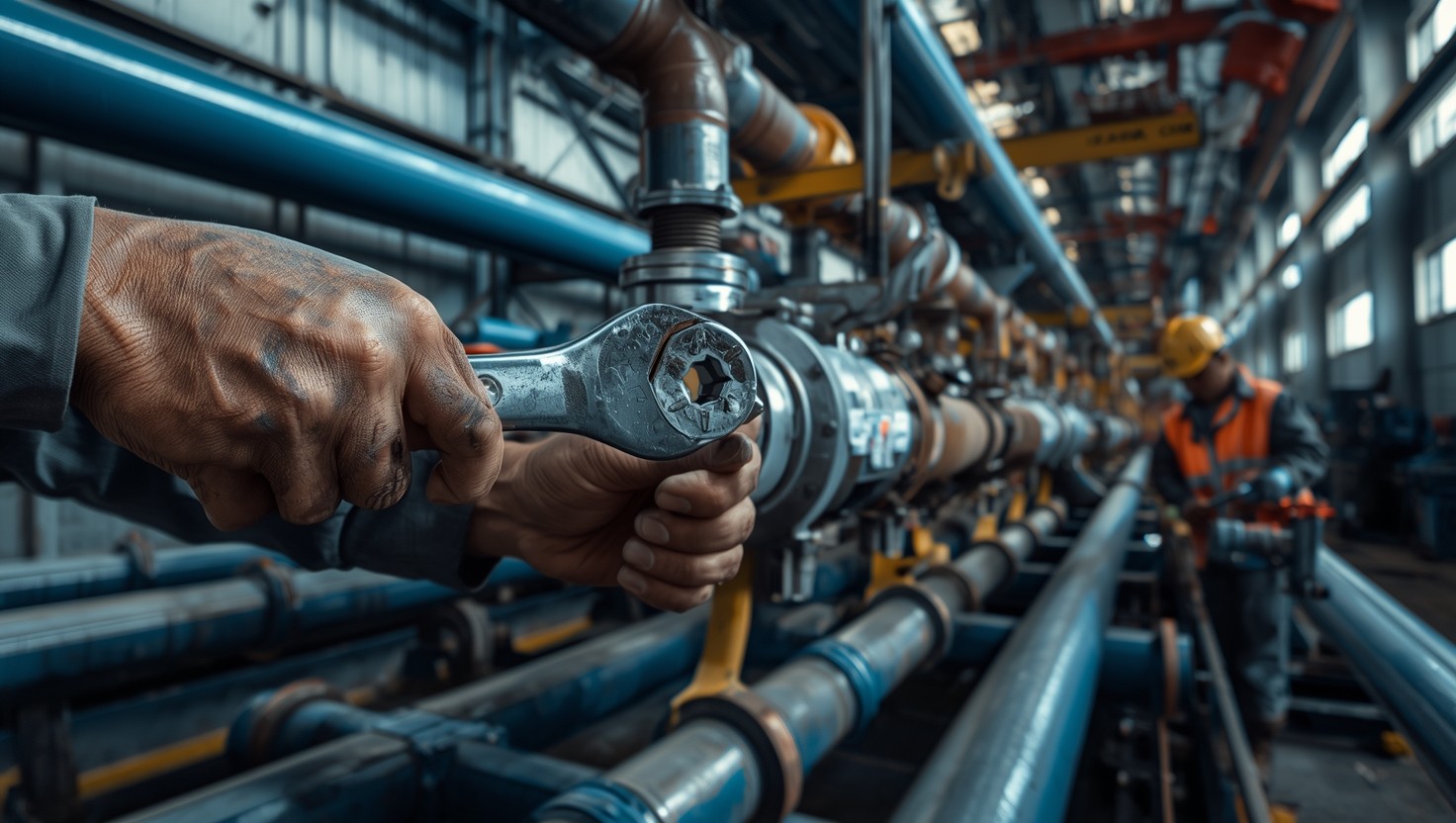 Free Industrial Pipe Connection Photo - Industrial, Pipes, Maintenance ...
