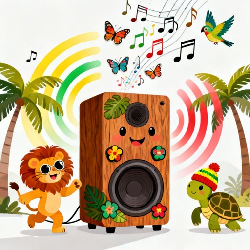 Reggae Animals Free Reggae Party Animals Photo - Reggae, Illustration, Tropical ...