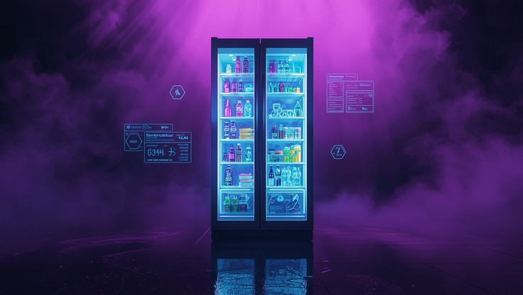 Dramatic Fridge Free Neon Cyberpunk Refrigerator Photo - Cyberpunk, Neon, Futuristic ...