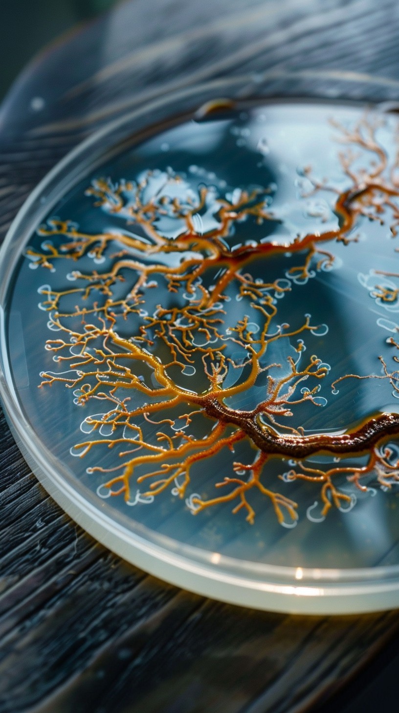 Free Bacterial Art Plate Photo Petri Dish Bacteria Art Download