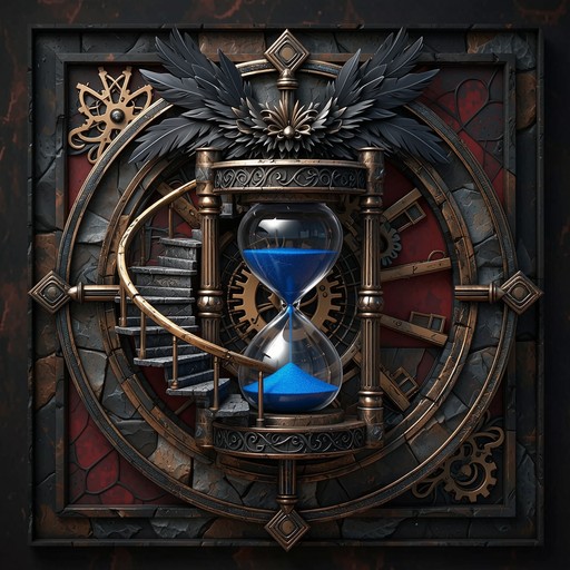Timer Design Goth Free Temporal Gothic Emblem Image - Gothic, Hourglass, Clockwork ...