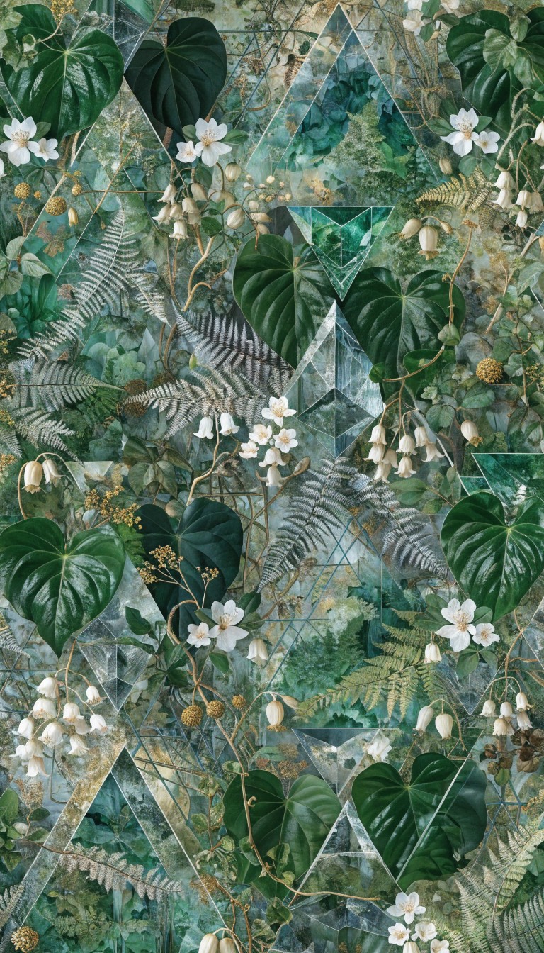 Free Botanical Geometric Pattern Image - Botanical, Pattern, Geometric ...
