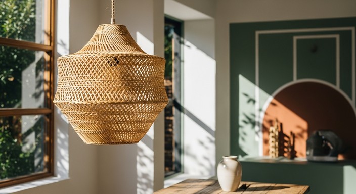 Free Rattan Pendant Glow Photo - Rattan, Pendant, Woven | Download at ...