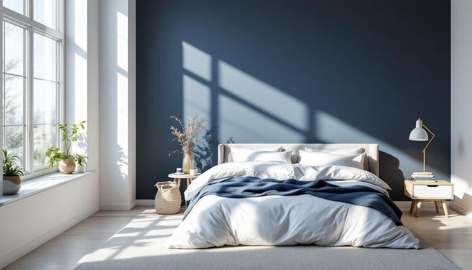 Free Serene Morning Bedroom Photo - Minimal, Modern, Scandinavian ...
