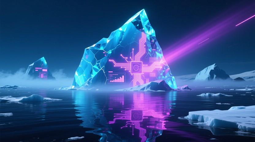 Free Digital Ice Matrix Image - Iceberg, Cyberpunk, Neon | Download at ...