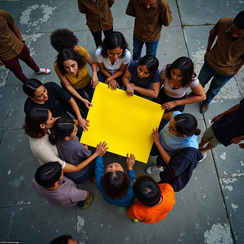 Free Unity Around Yellow Image - Collaboration, Yellow, Circle ...