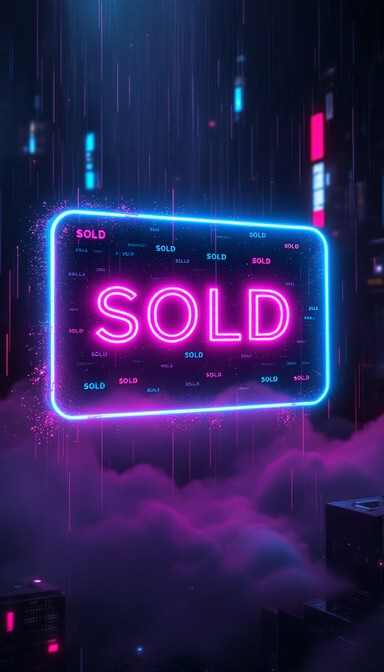 Sold Neon Color Free Neon Sold Sign Image - Cyberpunk, Neon, Holographic | Download at ...