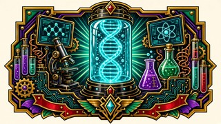 Microscope Tatoos Download Glowing DNA Laboratory Image - Tattoo, Illustration, Dna ...