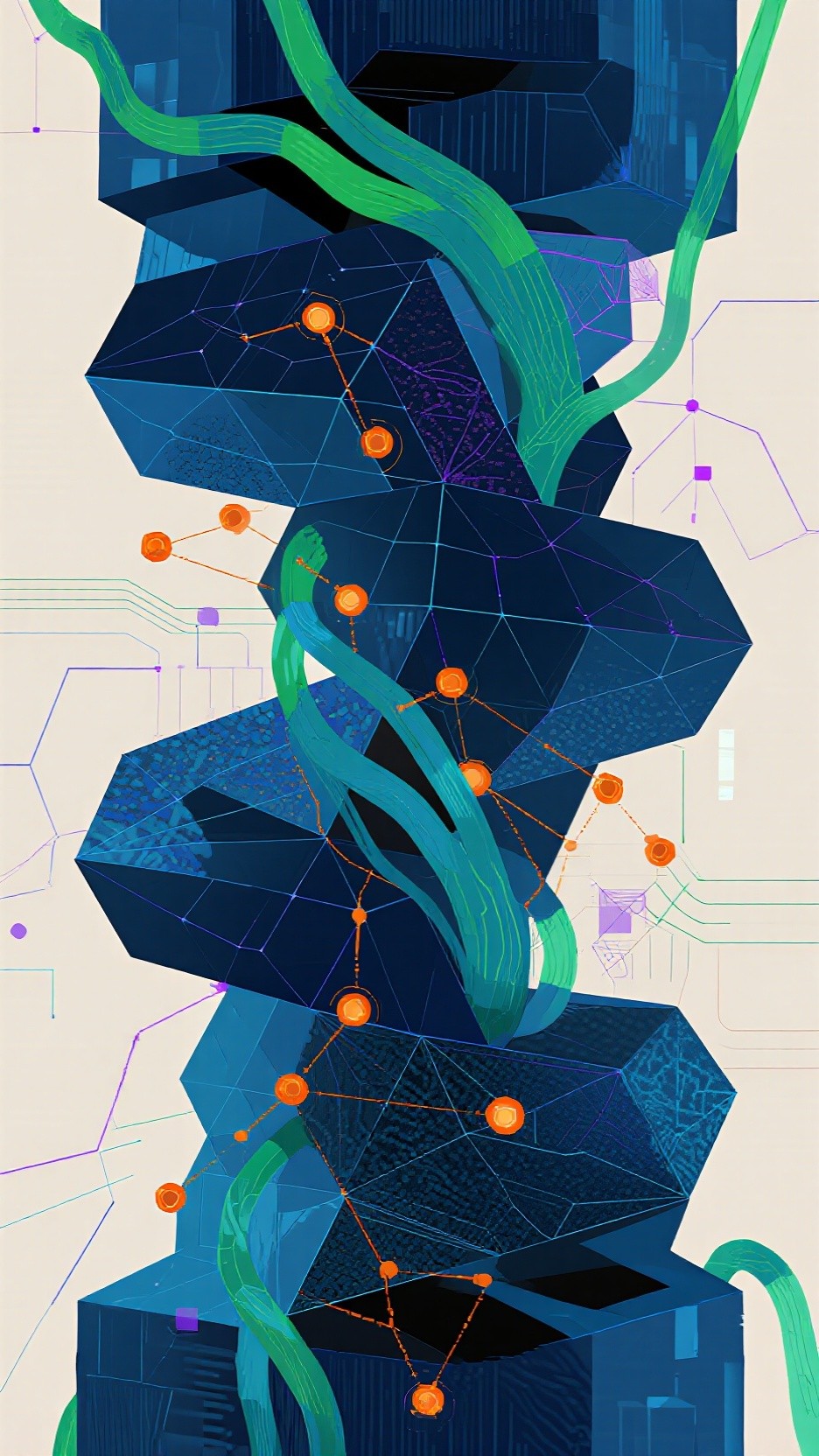 Free Data Flow Transformation Image - Data, Analytics, Geometric ...
